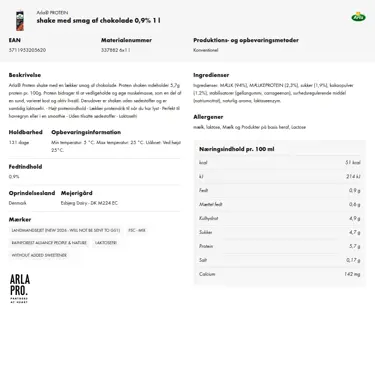 Download produktinformation