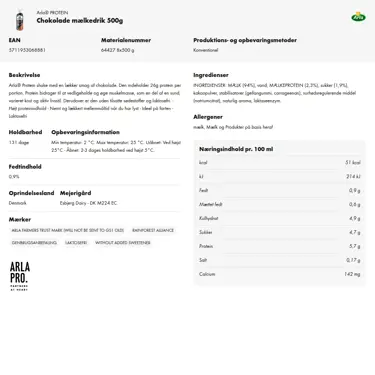 Download produktinformation