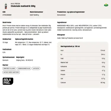 Download produktinformation