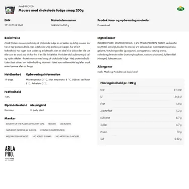 Download produktinformation