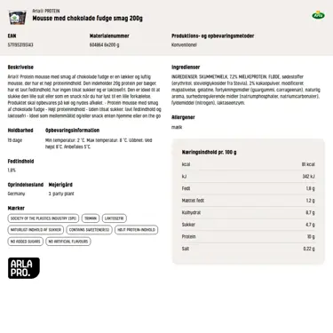 Download produktinformation