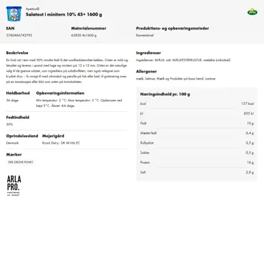 Download produktinformation