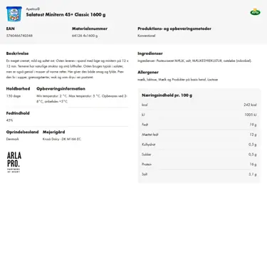 Download produktinformation