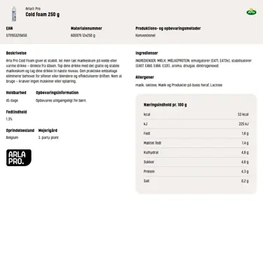 Download produktinformation