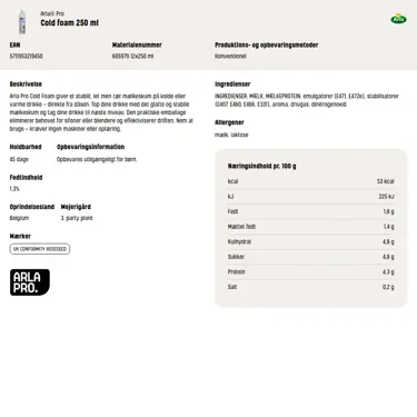 Download produktinformation