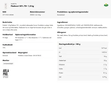 Download produktinformation