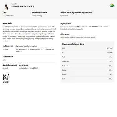 Download produktinformation