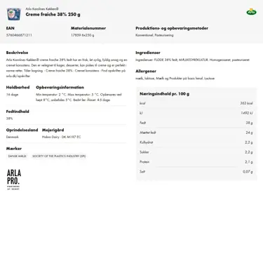 Download produktinformation