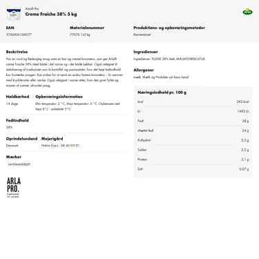 Download produktinformation