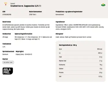 Download produktinformation