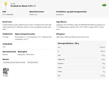 Download produktinformation