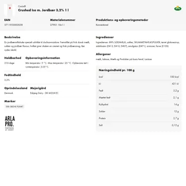 Download produktinformation