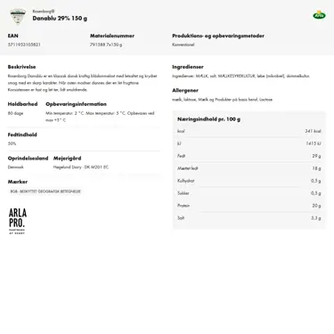 Download produktinformation