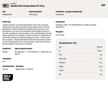 Download produktinformation