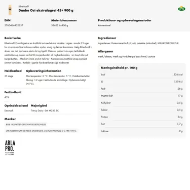 Download produktinformation