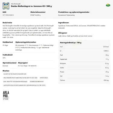 Download produktinformation