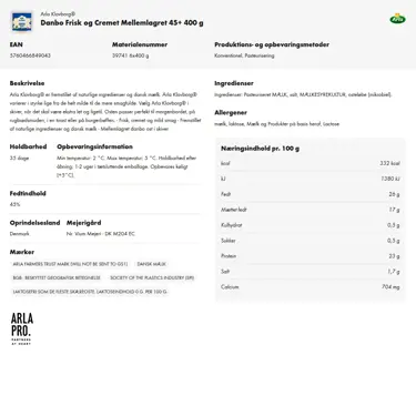 Download produktinformation