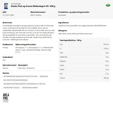 Download produktinformation