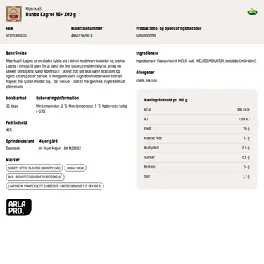 Download produktinformation
