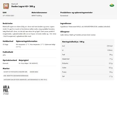 Download produktinformation