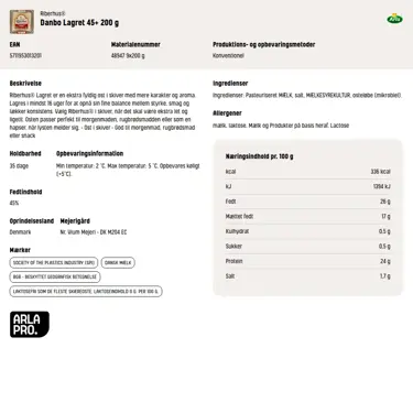 Download produktinformation