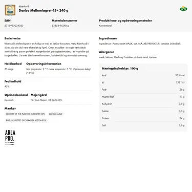 Download produktinformation