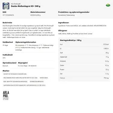 Download produktinformation