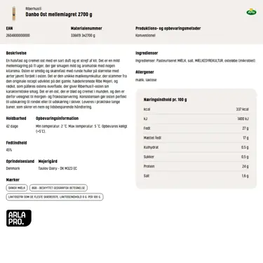Download produktinformation
