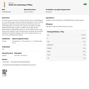 Download produktinformation