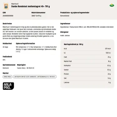 Download produktinformation