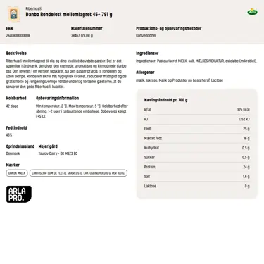 Download produktinformation