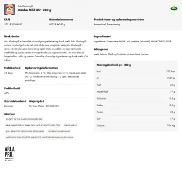 Download produktinformation