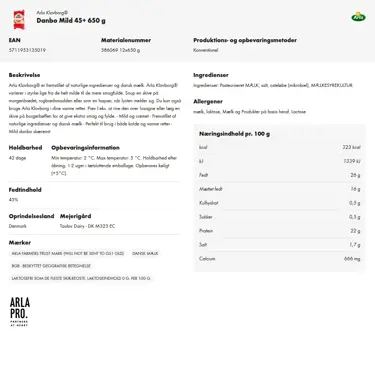 Download produktinformation