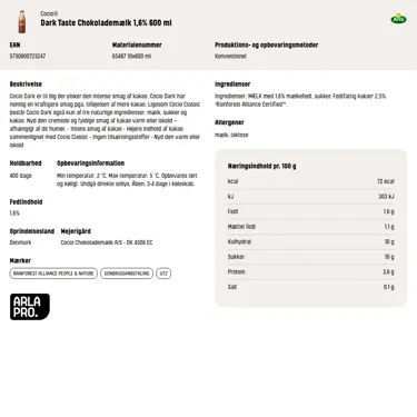 Download produktinformation