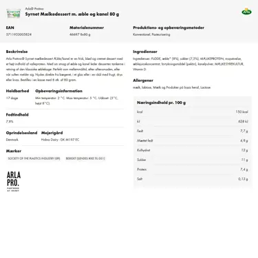 Download produktinformation