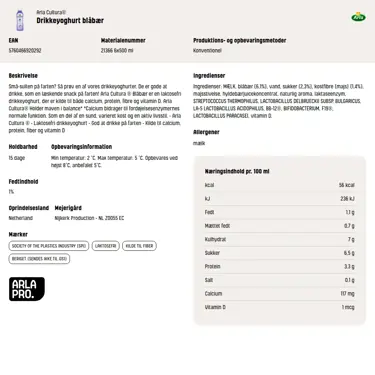 Download produktinformation