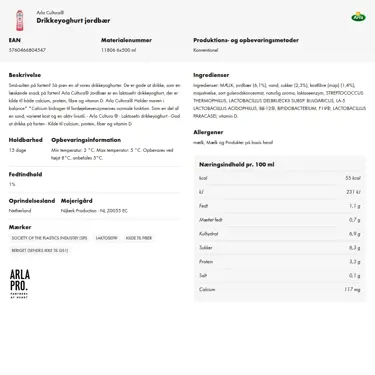 Download produktinformation