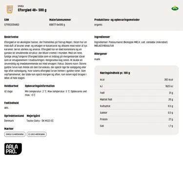Download produktinformation
