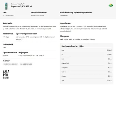 Download produktinformation