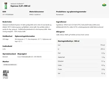 Download produktinformation