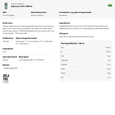 Download produktinformation