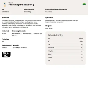 Download produktinformation