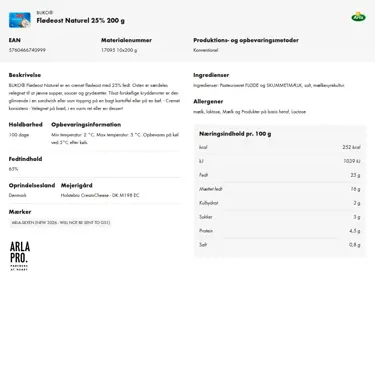 Download produktinformation