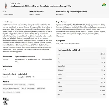 Download produktinformation