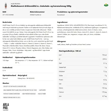 Download produktinformation