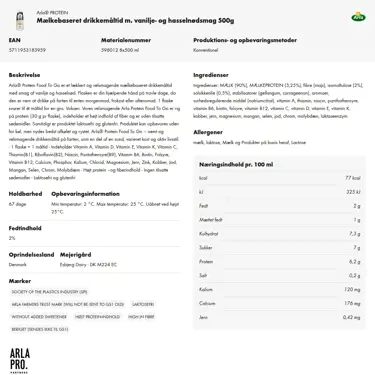 Download produktinformation