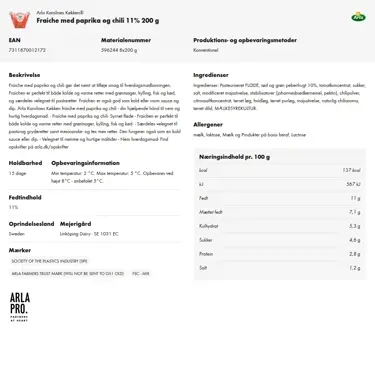 Download produktinformation