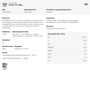 Download produktinformation