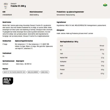 Download produktinformation