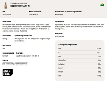 Download produktinformation
